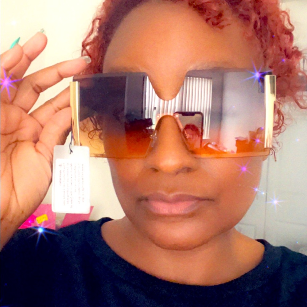 Brown and Gold Sunglasses